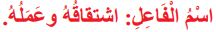اسم الفاعل اشتقاقه وعمله